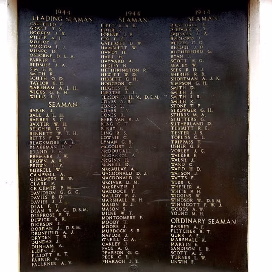 RNPS Memorial Panel 14