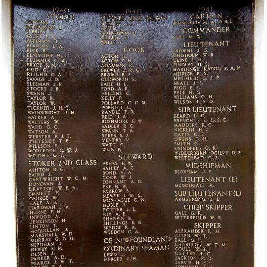 RNPS Memorial Panel 4