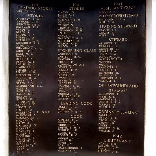 RNPS Memorial Panel 7