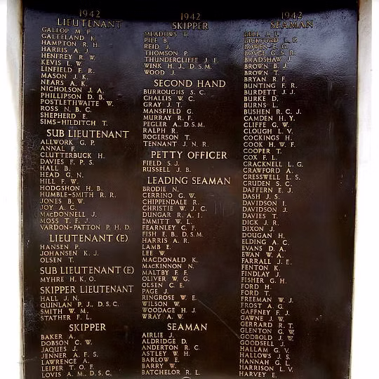 RNPS Memorial Panel 8
